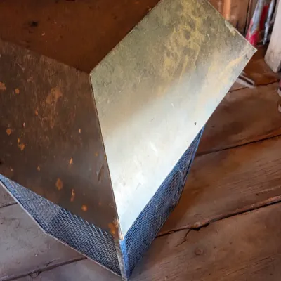 Large metal caged bug light