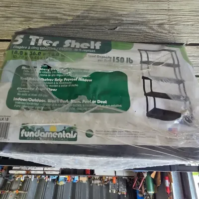 Brand new fundamentals 5 tier shelving unit (1 of 2)