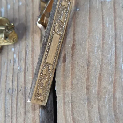 Vintage men's Gold toned Tie clips and more