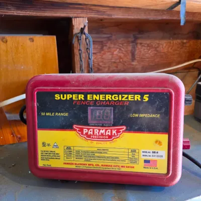 Parmak precision Super energizer 5 Fence charger with 50-mile range