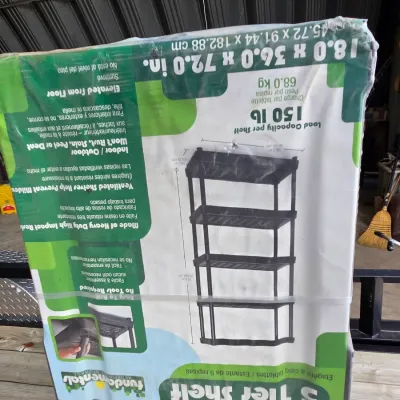 Brand new fundamentals 5 tier shelving unit (2 of 2)