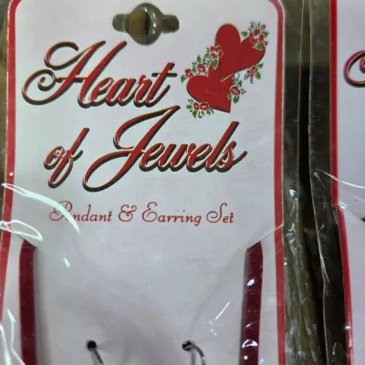 Two brand new Heart of Jewels Necklace with earrings set - Great Gift idea!