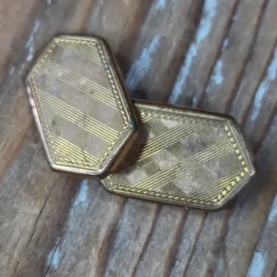 Vintage men's Gold toned Tie clips and more
