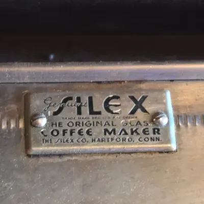 Rare Silex commercial 4-burner coffee brewer / range with storage box - appears complete!