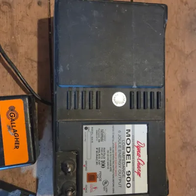 Two electric fence chargers - Dyna charge Model 900 and Gallagher M400 plug-in