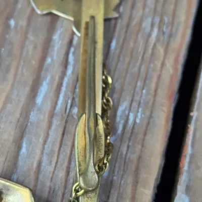 Vintage men's Gold toned Tie clips and more