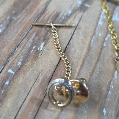 Vintage men's Gold toned Tie clips and more