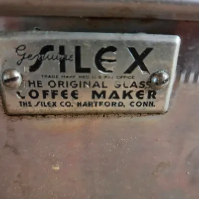 Rare Silex commercial 4-burner coffee brewer / range with storage box - appears complete!
