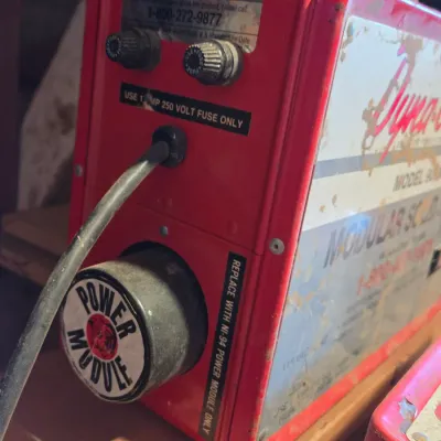 Two Dyna-charge 909 electric fence chargers