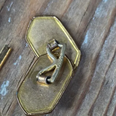 Vintage men's Gold toned Tie clips and more