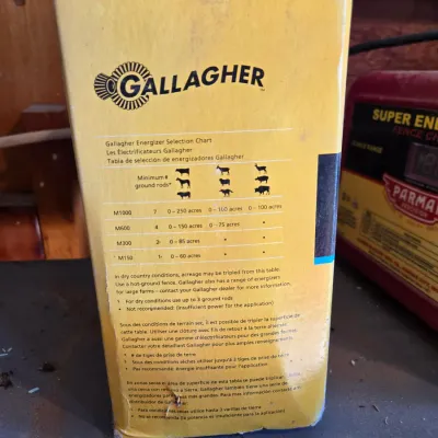 Gallagher Power plus M300 electric fence charger -