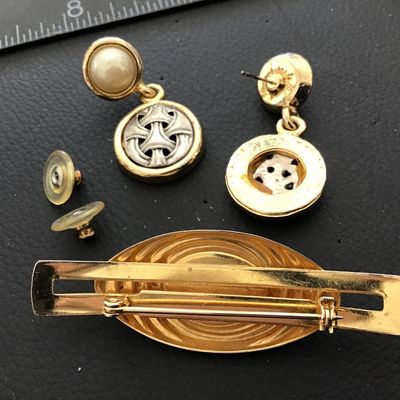 Brooch And Earrings