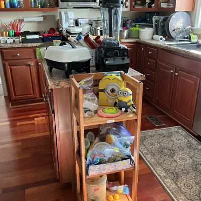 Kitchen filled with great things including Vitamix 5200 blender