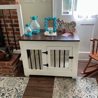 Sale Photo Thumbnail #24: Dog crate table, etc.
