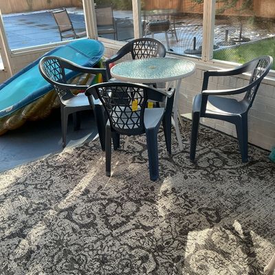 Sale Photo Thumbnail #57: Patio furniture, pool toys, etc.