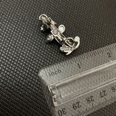 Vintage Gerry's Silver Tone Poodle Dog Brooch Pin