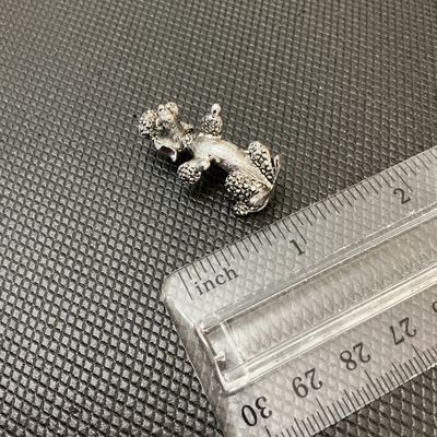 Vintage Gerry's Silver Tone Poodle Dog Brooch Pin