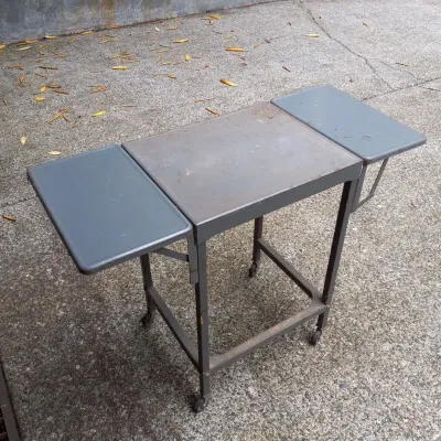 Tiffany Stand Drop Leaf Metal Table 