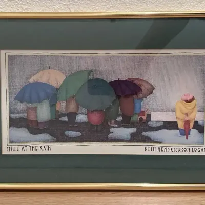 "Smile At the Rain" Beth Hendrickson Logan Print 