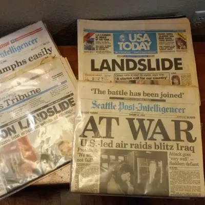 Vintage Newspapers 