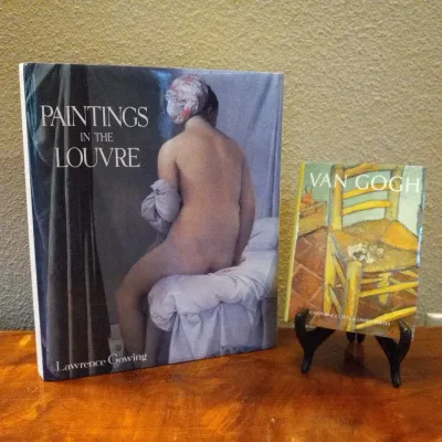 Louvre Paintings & Vincent van Gogh Art Books
