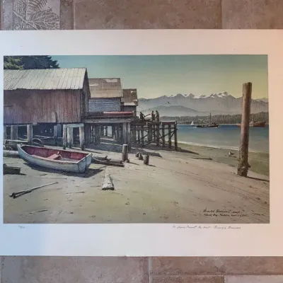 Liberty Bay, Poulsbo Signed Print 