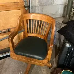 Sale Photo Thumbnail #13: Antique Office Chair 