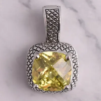 Large Ornate Drop Pendant