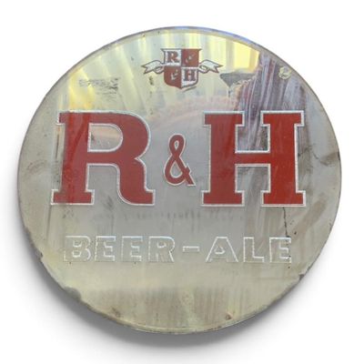 1930-40's beer glass advertisement