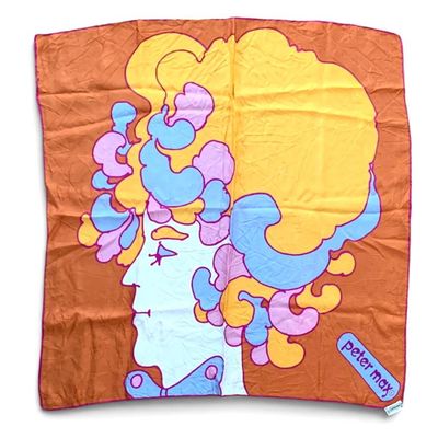 Peter Max scarf 26 x 26”