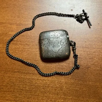 STERLING MATCH HOLDER