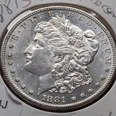 Sale Photo Thumbnail #302: 1881-S Morgan Dollar - 90% Silver - Higher Grade Coin