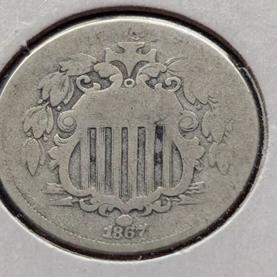 Sale Photo Thumbnail #164: 1867 Shield Nickel