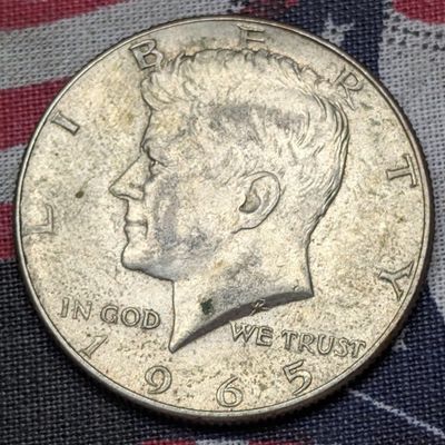 Sale Photo Thumbnail #282: 1965 Kennedy Half Dollar, 40% Silver