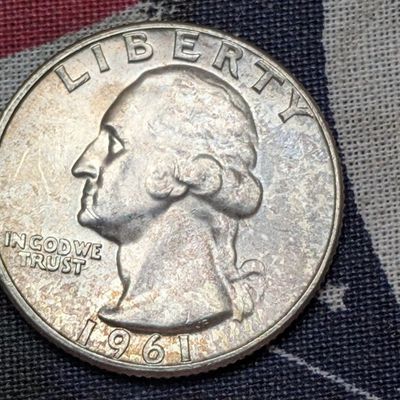 Sale Photo Thumbnail #19: 1961 Washington Quarter, 90% Silver
