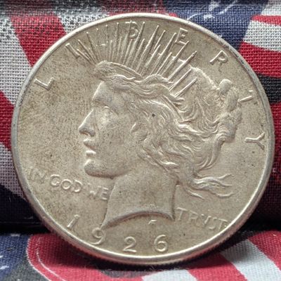 Sale Photo Thumbnail #387: 1926-S Peace Dollar - 90% Silver