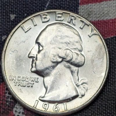 Sale Photo Thumbnail #151: 1961 Washington Quarter, 90% Silver