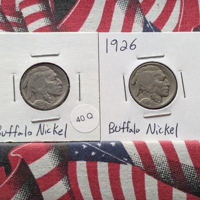 Sale Photo Thumbnail #273: 1929 & 1926 Indian Head Buffalo Nickels
