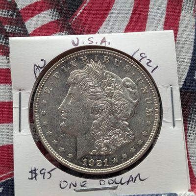 Sale Photo Thumbnail #269: 1921 90% Silver Morgan Dollar, Last Year!