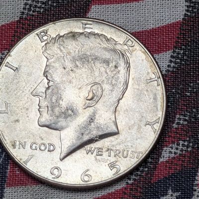Sale Photo Thumbnail #186: 1965 Kennedy Half Dollar, 40% Silver