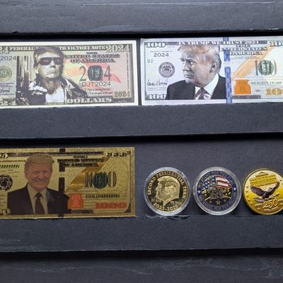 Sale Photo Thumbnail #278: 2024 Donald Trump Novelty Collectibles - Donald Trump Notes & Coins/Rounds - No Melt/Face Value