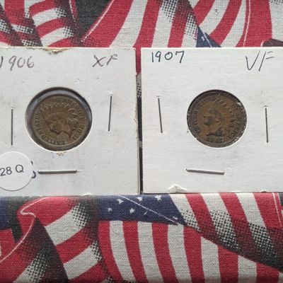 Sale Photo Thumbnail #178: 1906 & 1907 Indian Head Cents