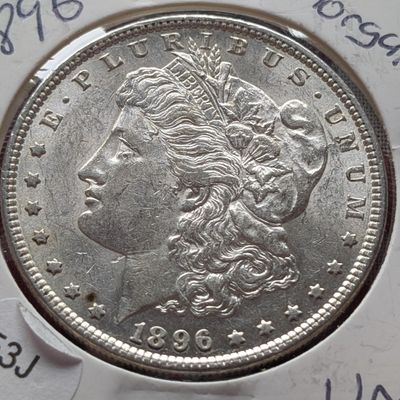 Sale Photo Thumbnail #357: 1896 Morgan Dollar - 90% Silver - Higher Grade Coin