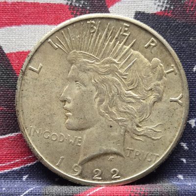 Sale Photo Thumbnail #214: 1922-S Peace Dollar - 90% Silver
