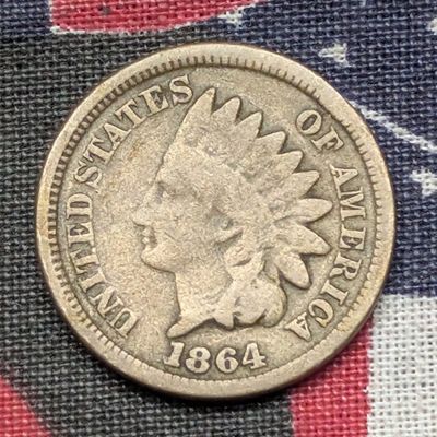 Sale Photo Thumbnail #93: 1864 Indian Head Cent