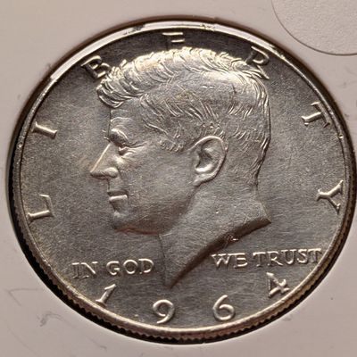 Sale Photo Thumbnail #177: 1964 90% Silver Kennedy Half Dollar
