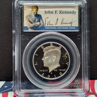 Sale Photo Thumbnail #169: 2010-S Silver Kennedy Half Dollar PCGS PR69DCAM