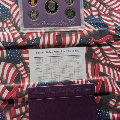 Sale Photo Thumbnail #215: 1989-S U.S. Proof Set In OGP w/ COA