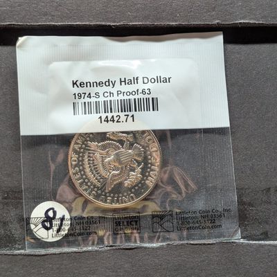 Sale Photo Thumbnail #106: 1974-S Kennedy Half Dollar, Littleton CH Proof 63