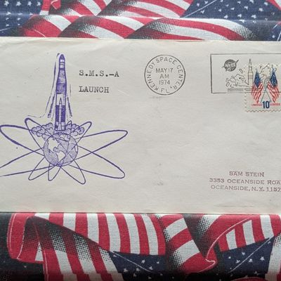 Sale Photo Thumbnail #380: 1974 Special Launch Of Weather Satellite Cachet